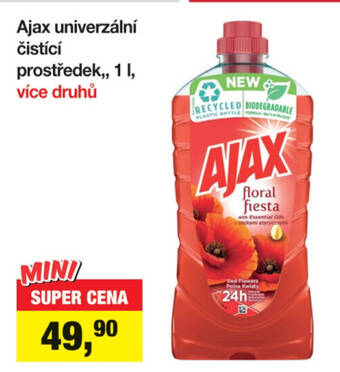 Šlak Ajax univerzální čistící prostředek,, 1 l. nabídka