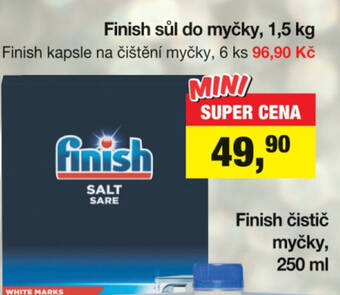 Šlak Finish sůl do myčky, 1,5 kg nabídka