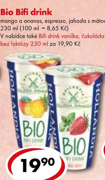 CBA Bio Bifi drink 230 ml nabídka