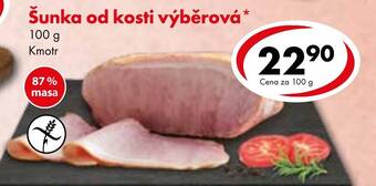 CBA Šunka od kosti výběrová 100 g nabídka