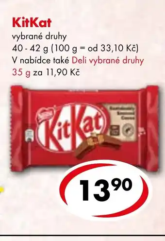 CBA KitKat nabídka