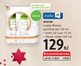 dm drogerie Alverde Lovely Wishes nabídka