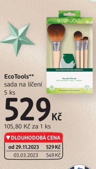 dm drogerie EcoTools sada na líčení 5 ks nabídka