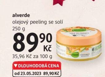 dm drogerie alverde olejový peeling se solí 250 g nabídka