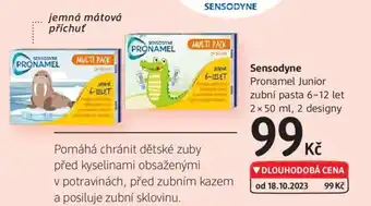 dm drogerie Sensodyne Pronamel Junior nabídka