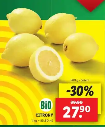 Lidl CITRONY nabídka