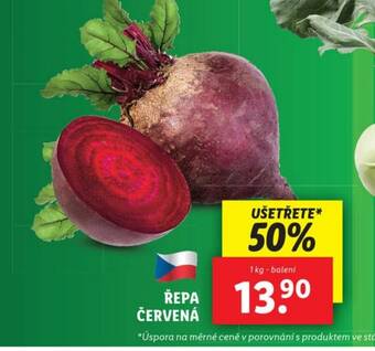Lidl ŘEPA ČERVENÁ nabídka