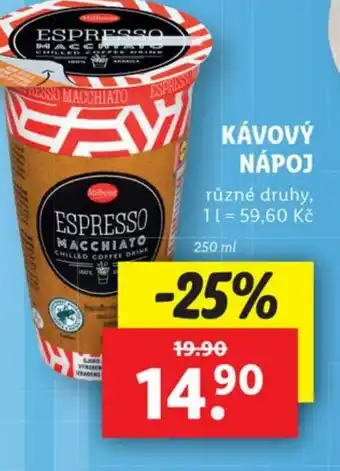 Lidl KÁVOVÝ NÁPOJ nabídka