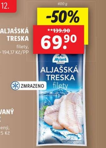 Lidl ALJAŠSKÁ TRESKA nabídka