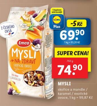 Lidl MYSLI nabídka