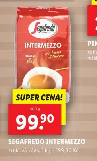 Lidl SEGAFREDO INTERMEZZO nabídka