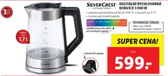 Lidl DIGITÁLNÍ RYCHLOVARNÁ KONVICE 3 000 W nabídka