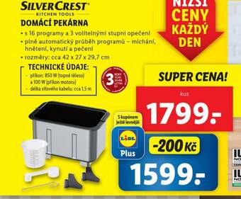 Lidl DOMÁCÍ PEKÁRNA nabídka
