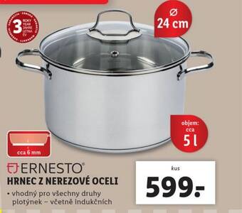Lidl HRNEC Z NEREZOVÉ OCELI nabídka