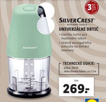 Lidl SILVERCRESTⓇ UNIVERZÁLNÍ DRTIČ nabídka