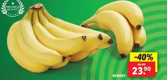 Lidl BANÁNY nabídka