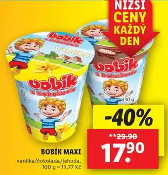 Lidl BOBÍK MAXI nabídka