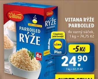 Lidl VITANA RÝŽE PARBOILED nabídka