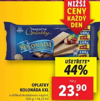 Lidl OPLATKY KOLONÁDA XXL nabídka