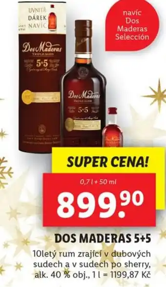 Lidl DOS MADERAS 5+5 nabídka