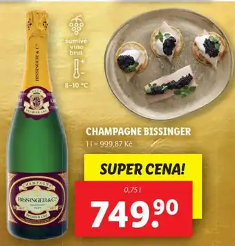 Lidl CHAMPAGNE BISSINGER nabídka