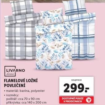 Lidl FLANELOVÉ LOŽNÍ nabídka