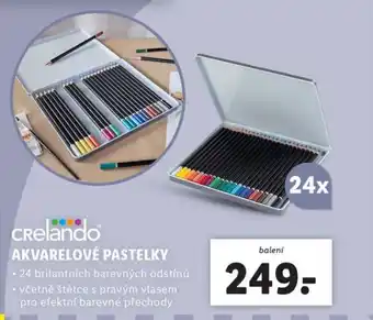 Lidl Crelando AKVARELOVÉ PASTELKY nabídka