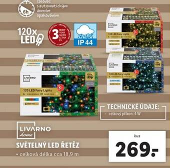 Lidl SVĚTELNÝ LED ŘETĚZ nabídka