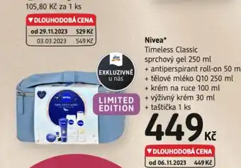 dm drogerie Nivea dárkové balení nabídka