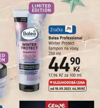 dm drogerie Balea professional šampon nabídka
