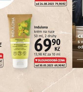 dm drogerie Indulona krém na ruce nabídka