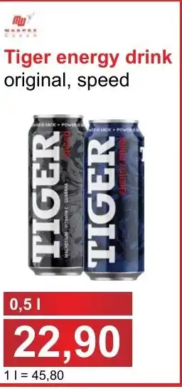 PLUS JIP Tiger energy drink original, speed nabídka