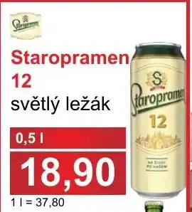 Staropramen 12 světlý ležák