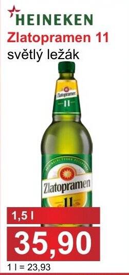 PLUS JIP HEINEKEN Zlatopramen 11 světlý ležák nabídka