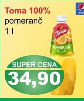 PLUS JIP Toma 100% pomeranč 1L nabídka