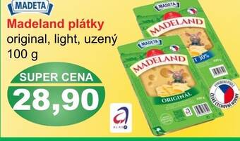 PLUS JIP Madeland plátky original, light, uzený 100 g nabídka