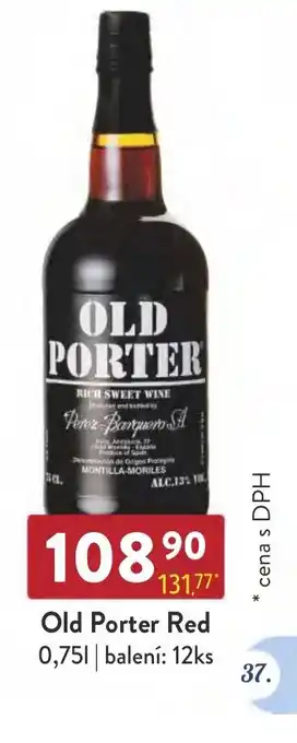 Old Porter Red 0,75L
