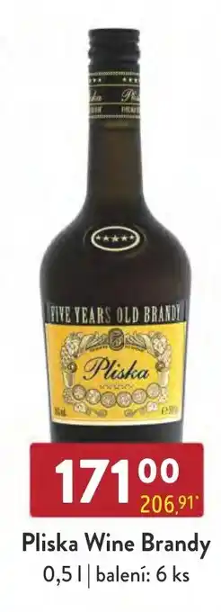 Qanto Pliska Wine Brandy 0,5 L nabídka