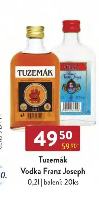 Qanto Tuzemák Vodka Franz Joseph 0,2L nabídka