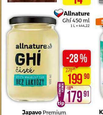 Teta Allnature ghí nabídka