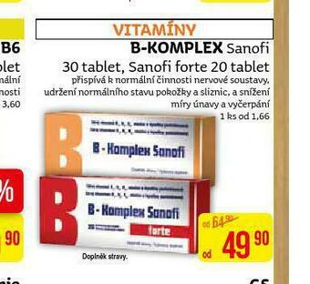 Teta B-komplex sanofi nabídka