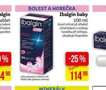 Teta Ibalgin baby nabídka