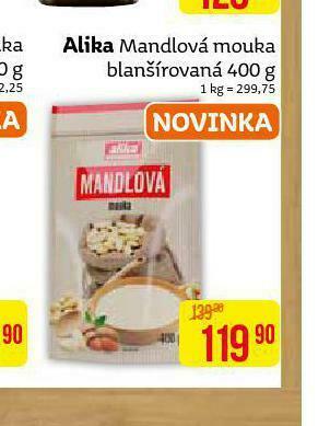 Teta Alika mandlová mouka blanšírovaná nabídka