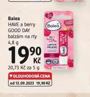 dm drogerie Balea balzám na rty nabídka