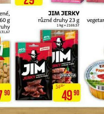 Teta Jim jerky nabídka