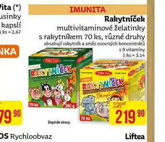 Rakytníček multivitaminové želatinky s rakytníkem