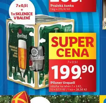 Lidl Pivo pilsner urquell nabídka