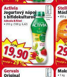 Norma Activia jogurtový nápoj s bifidokulturou nabídka
