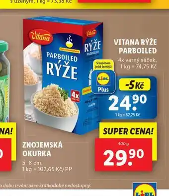 Lidl Vitana rýže parboiled nabídka