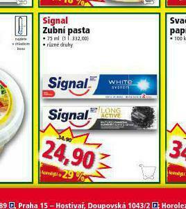 Norma Signal zubní pasta nabídka